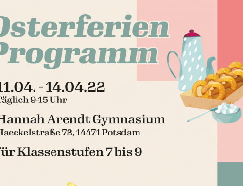 Ferienprogramm zu Ostern vom 11.4. bis 14.4.2022